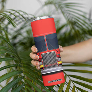 Firetruck Firefighter Skinny Tumbler Personalized TS04 Print Your Wear