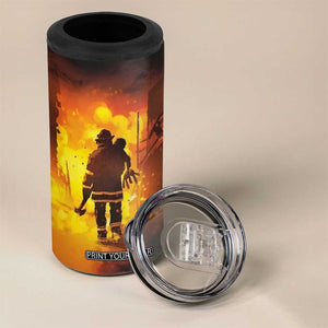 Firefighter Saves The Child 4 in 1 Can Cooler Tumbler Personalized TS04 Print Your Wear