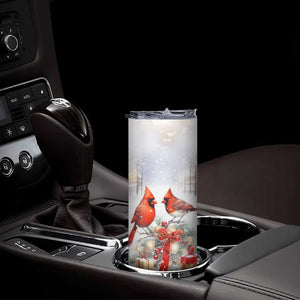 Cardinals Christmas Art Skinny Tumbler Personalized TS04 Print Your Wear