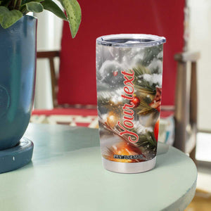 Cardinals Christmas Art Tumbler Cup Personalized TS04 Print Your Wear