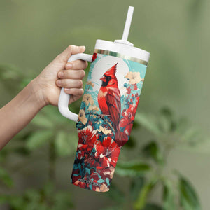Cardinal Retro Style Tumbler With Handle Personalized TS04 Print Your Wear