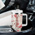 Cardinal Red Flower Tumbler With Handle Personalized TS04 Print Your Wear