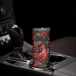 Cardinal Quilling Art Skinny Tumbler Personalized TS04 Print Your Wear