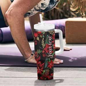 Cardinal Quilling Art Tumbler With Handle Personalized TS04 Print Your Wear