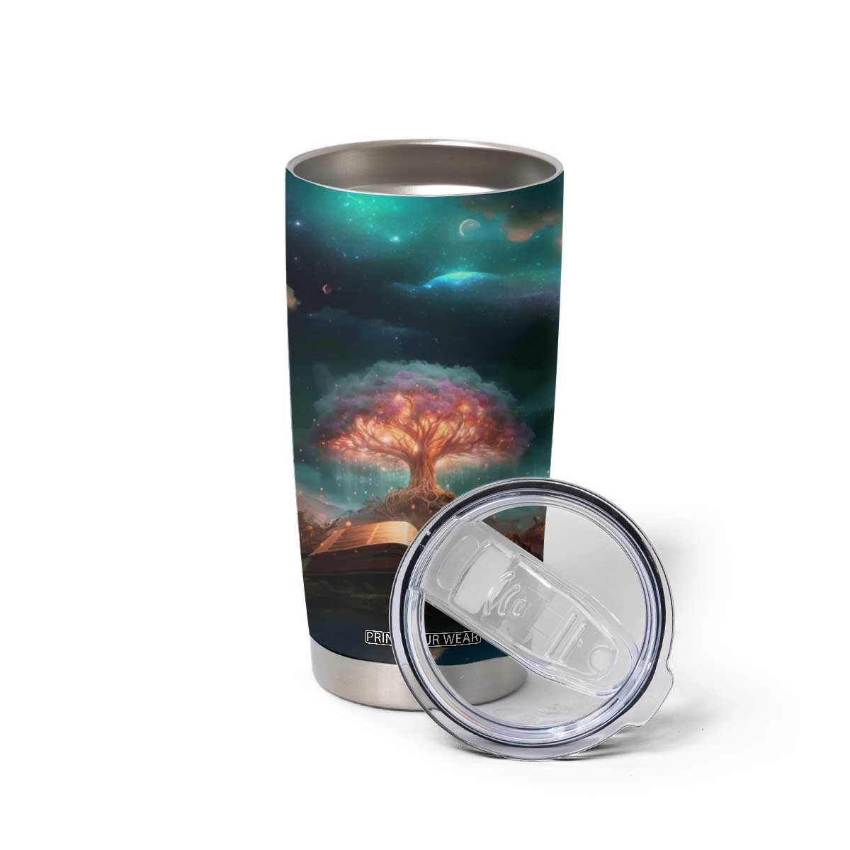 Books In The Forest Tumbler Cup Personalized TS04 Print Your Wear