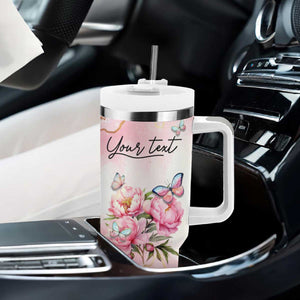 Wisdom From A Butterfly Tumbler With Handle Personalized TS04 Print Your Wear