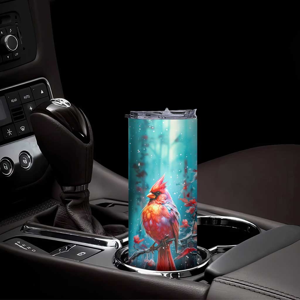 Colorful Cardinal Skinny Tumbler Personalized TS04 Print Your Wear