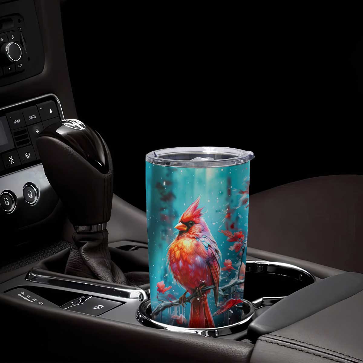 Colorful Cardinal Tumbler Cup Personalized TS04 Print Your Wear