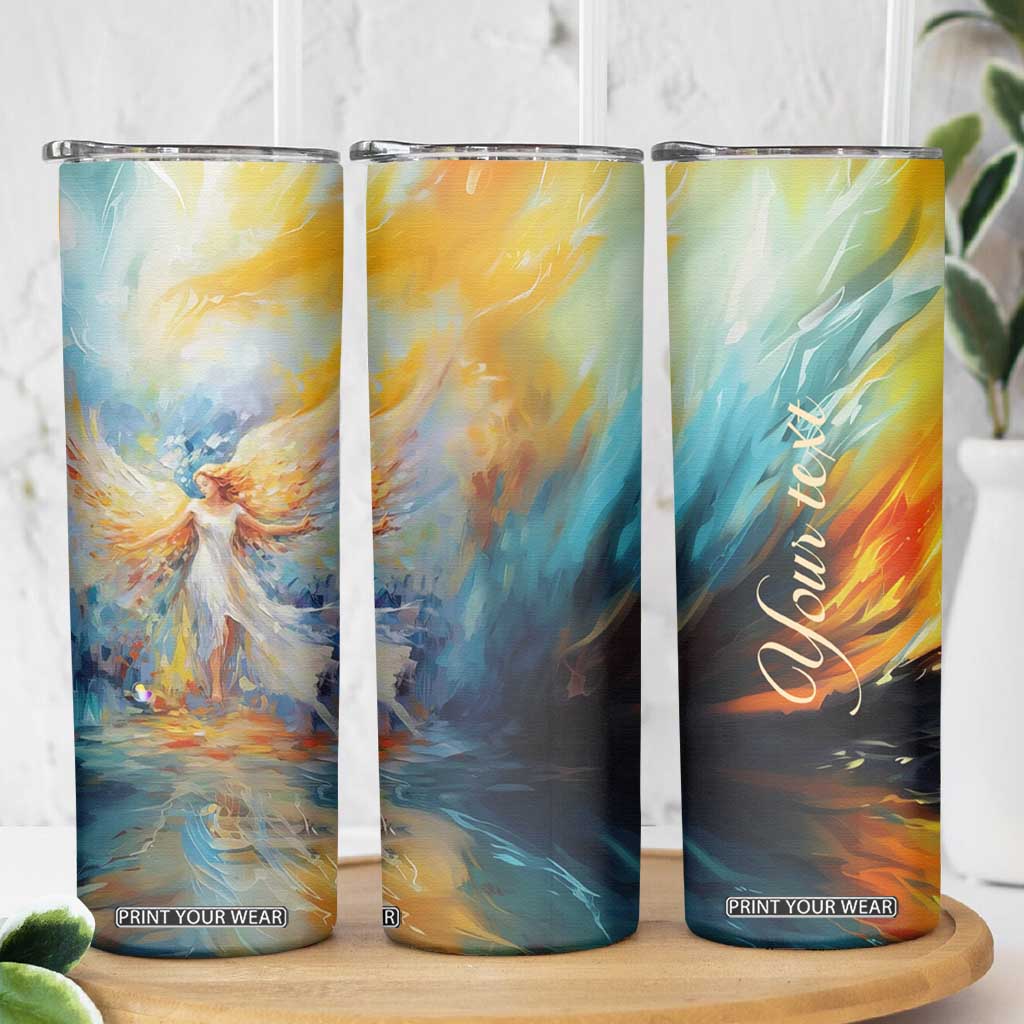 Colorful Faith Angel Skinny Tumbler Personalized TS04 Print Your Wear