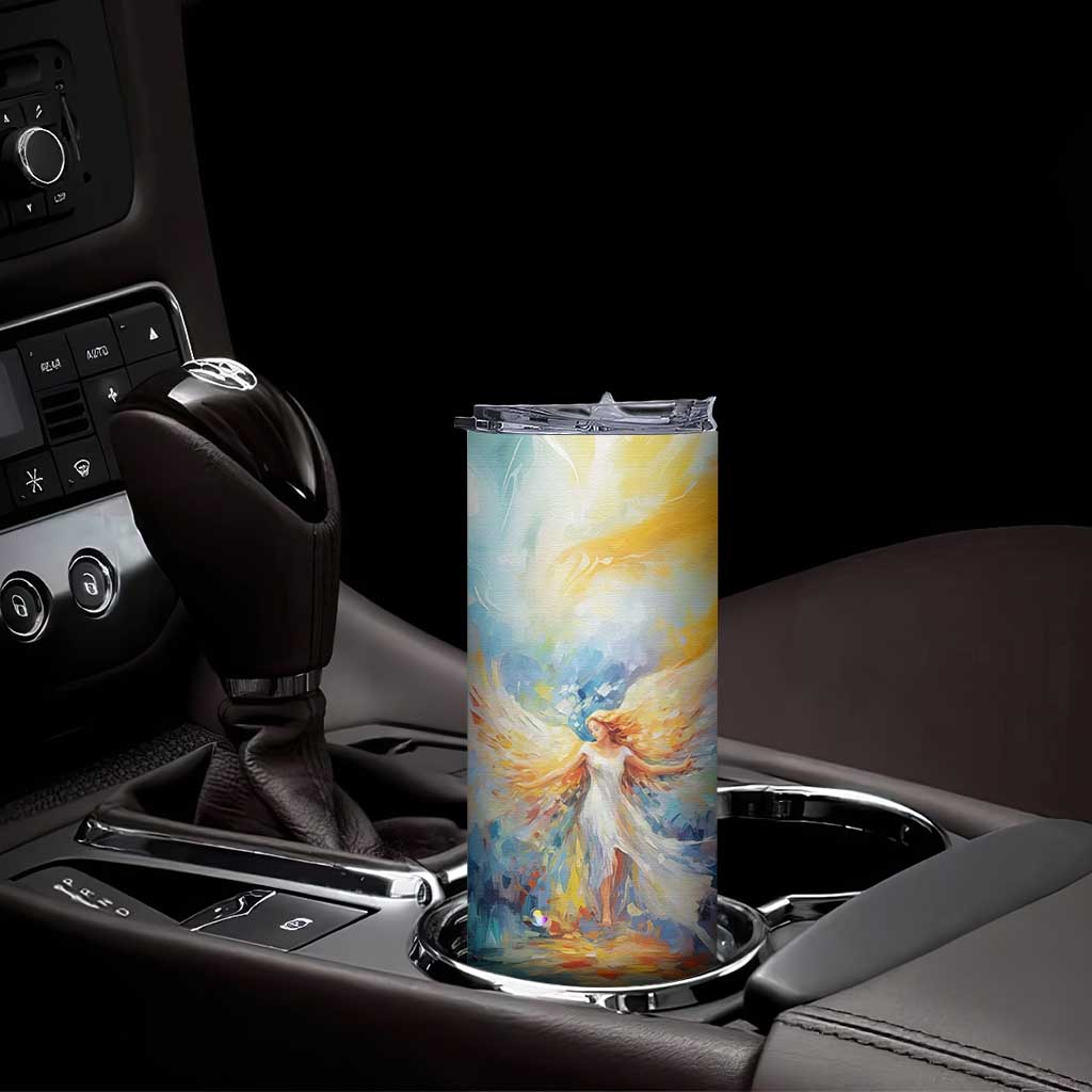 Colorful Faith Angel Skinny Tumbler Personalized TS04 Print Your Wear