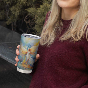 Colorful Faith Angel Tumbler Cup Personalized TS04 Print Your Wear