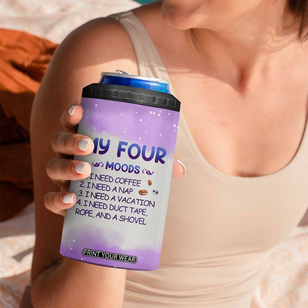 Dragon My Four Moods 4 in 1 Can Cooler Tumbler Personalized TS04 Print Your Wear
