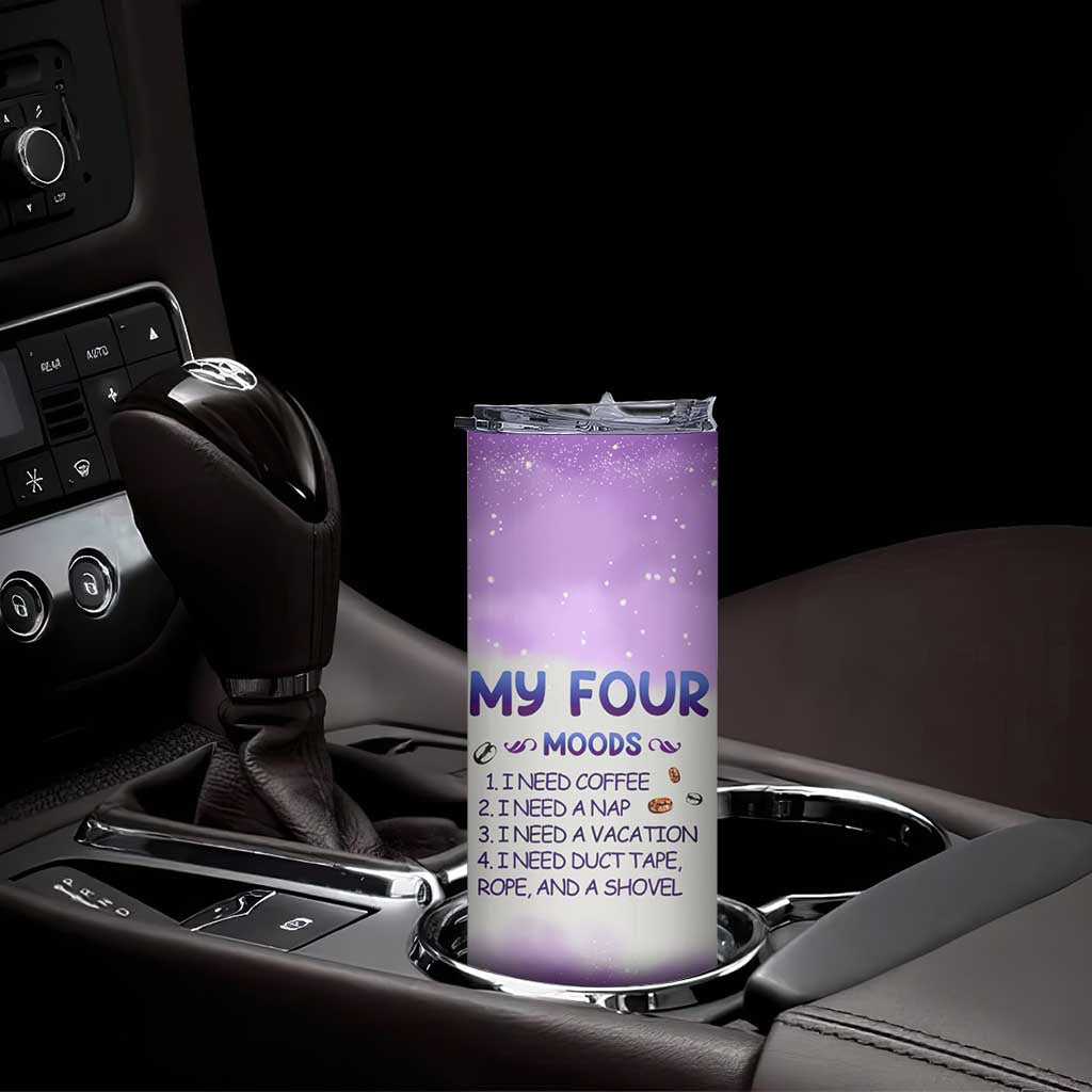 Dragon My Four Moods Skinny Tumbler Personalized TS04 Print Your Wear