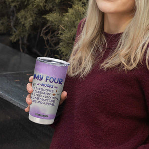 Dragon My Four Moods Tumbler Cup Personalized TS04 Print Your Wear