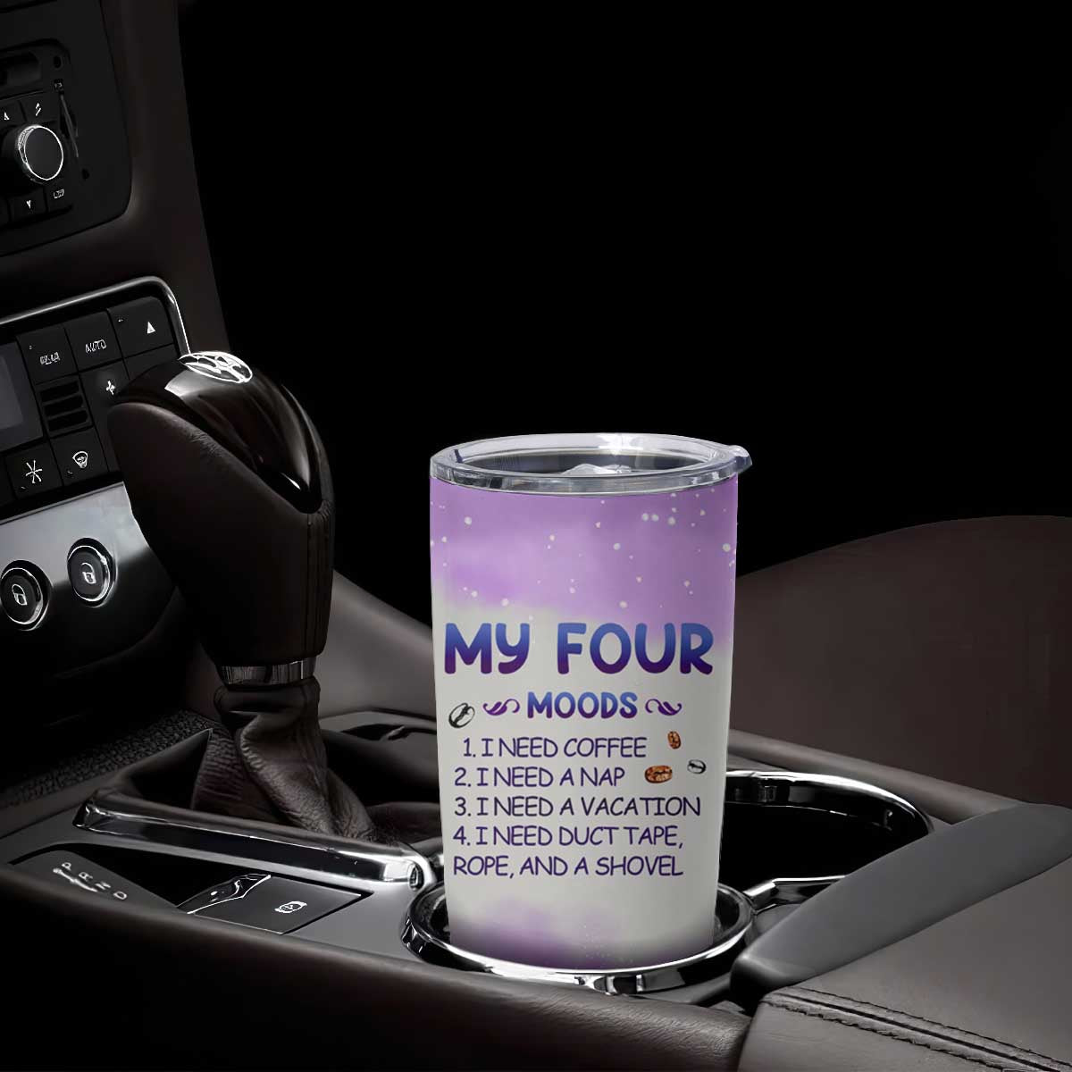 Dragon My Four Moods Tumbler Cup Personalized TS04 Print Your Wear
