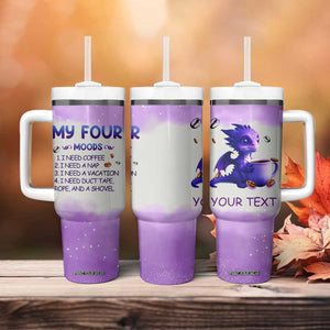 Dragon My Four Moods Tumbler With Handle Personalized TS04 Print Your Wear