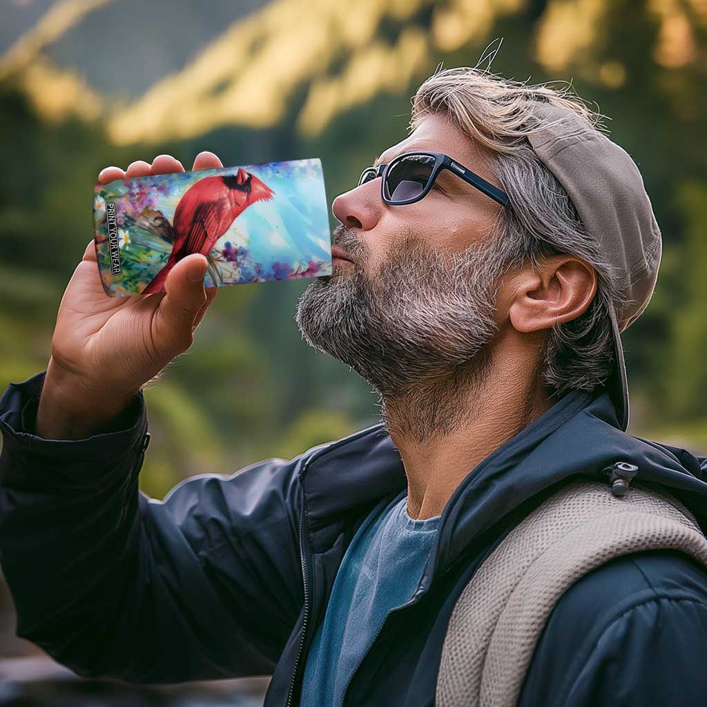 Cardinal Flower 4 in 1 Can Cooler Tumbler Personalized TS04 Print Your Wear