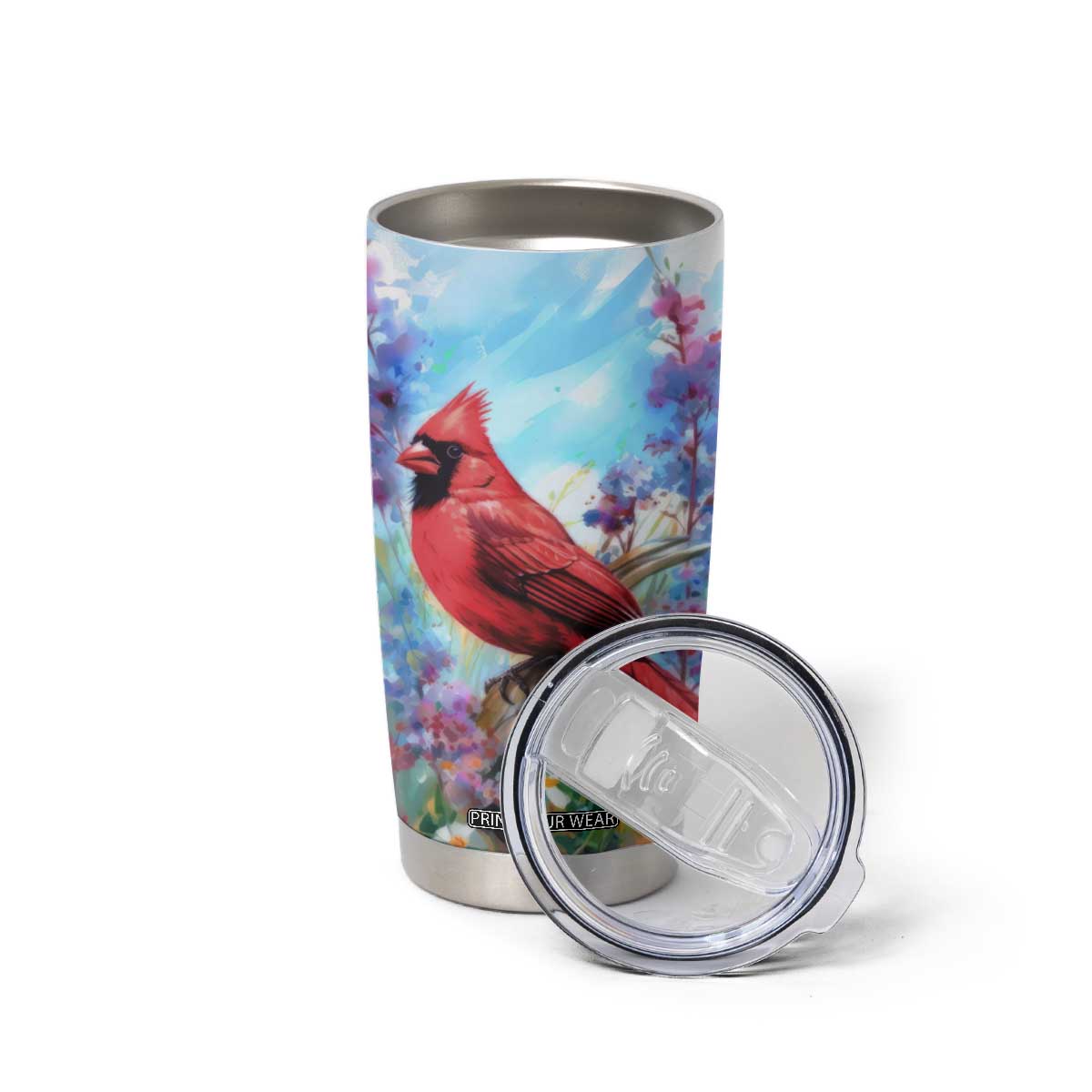 Cardinal Flower Tumbler Cup Personalized TS04 Print Your Wear