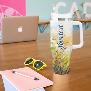 Cardinal Flower Tumbler With Handle Personalized TS04 Print Your Wear
