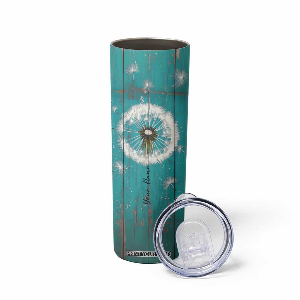 Faith Be Still Skinny Tumbler Personalized TS04 Print Your Wear