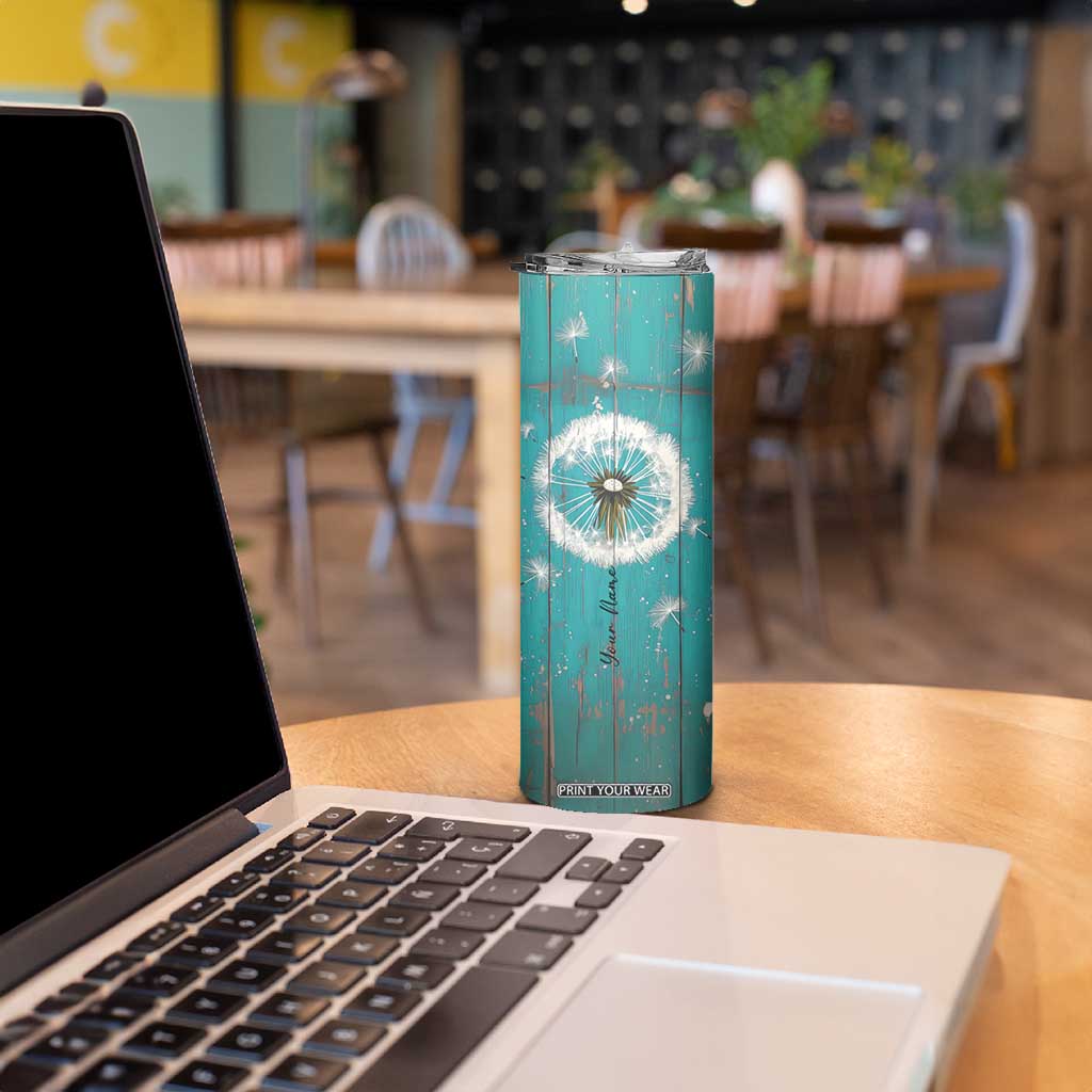 Faith Be Still Skinny Tumbler Personalized TS04 Print Your Wear