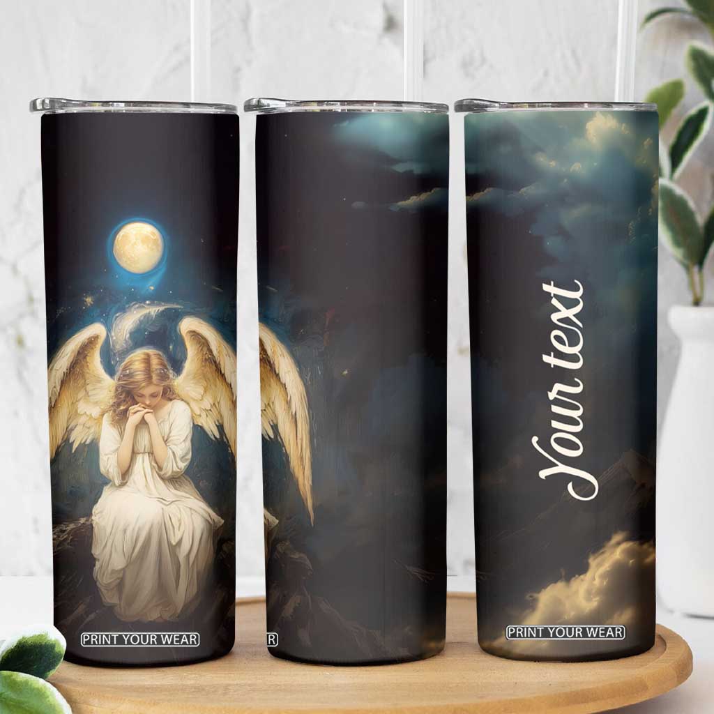 Faith Angel Star Night Skinny Tumbler Personalized TS04 Print Your Wear