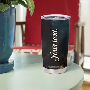 Faith Angel Star Night Tumbler Cup Personalized TS04 Print Your Wear