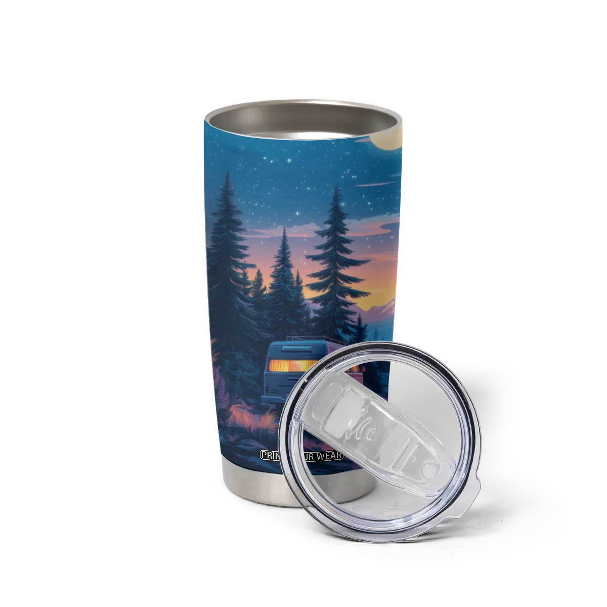 Camping RV Tumbler Cup Personalized TS04 Print Your Wear
