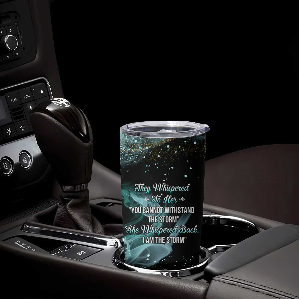 Dragon They Whispered To Her You Cannot Withstand The Storm Tumbler Cup Personalized TS04 Print Your Wear