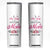 Butterfly Awesome Mom Skinny Tumbler Personalized TS04 Multicolor Print Your Wear
