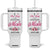 Butterfly Awesome Mom Tumbler With Handle Personalized TS04 One Size: 40 oz Multicolor Print Your Wear