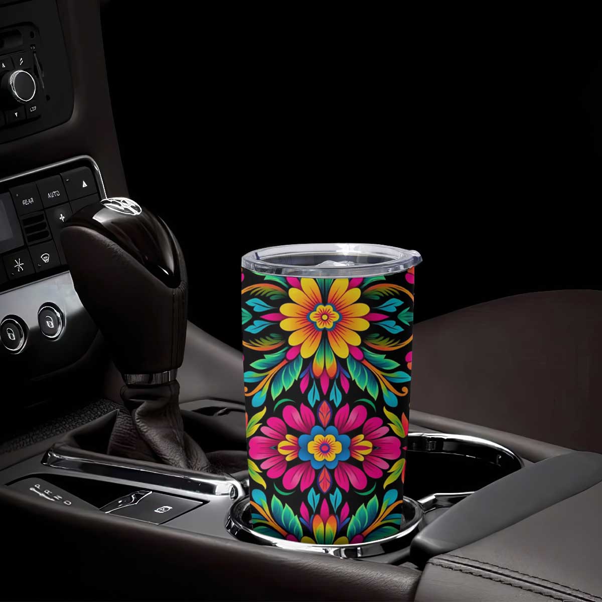 Gardening Mexican Flower Pattern Tumbler Cup Personalized TS04 Print Your Wear