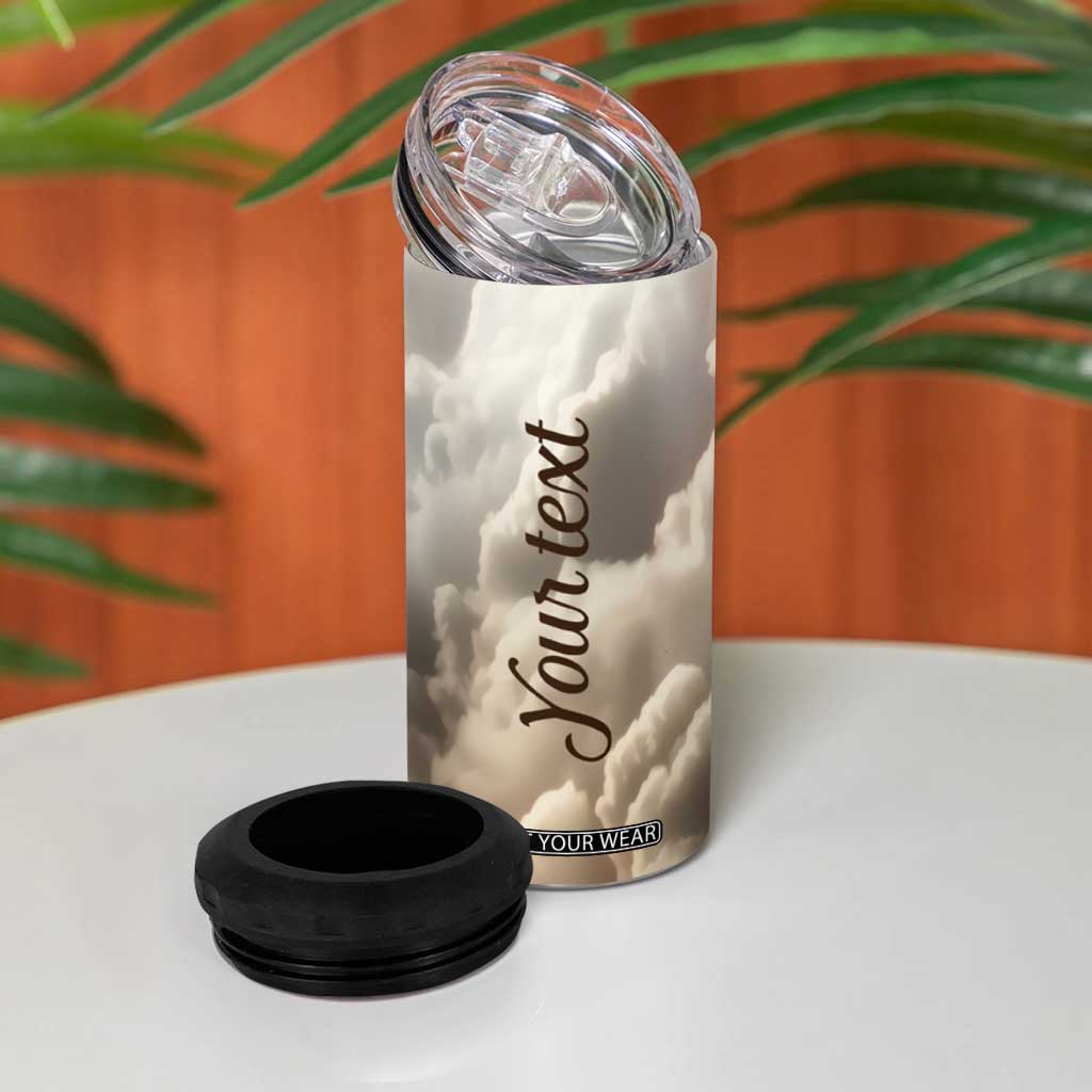 Faith Angel 4 in 1 Can Cooler Tumbler Personalized TS04 Print Your Wear