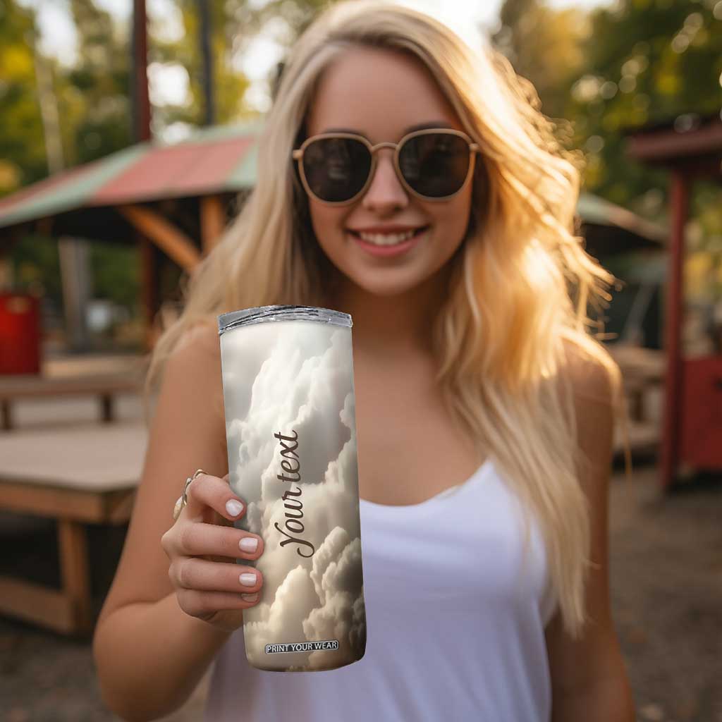 Faith Angel Skinny Tumbler Personalized TS04 Print Your Wear