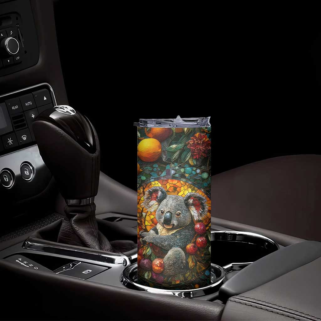 Koala Crystal Mosaic Skinny Tumbler Personalized TS04 Print Your Wear