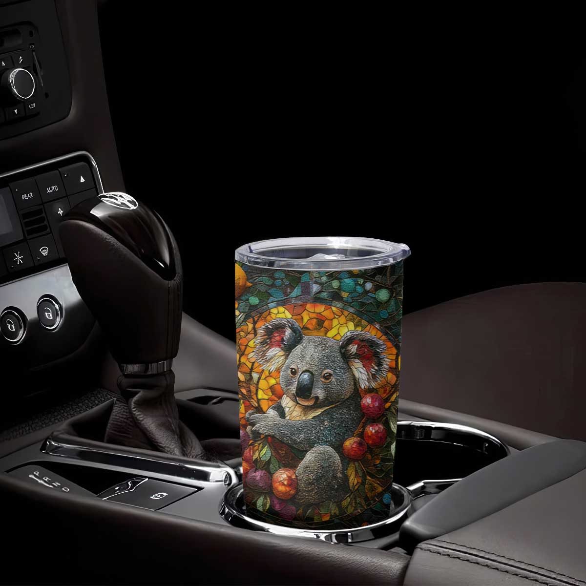 Koala Crystal Mosaic Tumbler Cup Personalized TS04 Print Your Wear