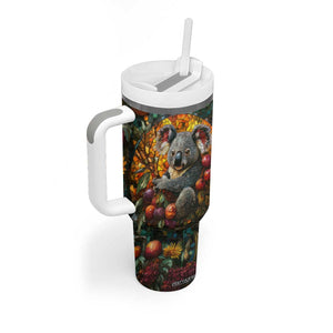 Koala Crystal Mosaic Tumbler With Handle Personalized TS04 Print Your Wear