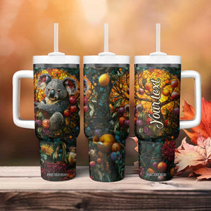 Koala Crystal Mosaic Tumbler With Handle Personalized TS04 Print Your Wear