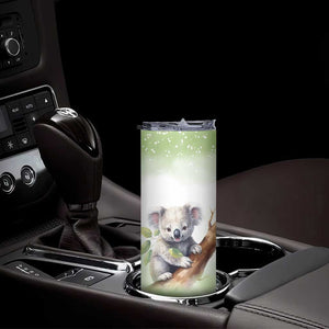 Koala Hugs Tree Skinny Tumbler Personalized TS04 Print Your Wear