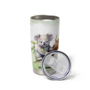 Koala Hugs Tree Tumbler Cup Personalized TS04 Print Your Wear