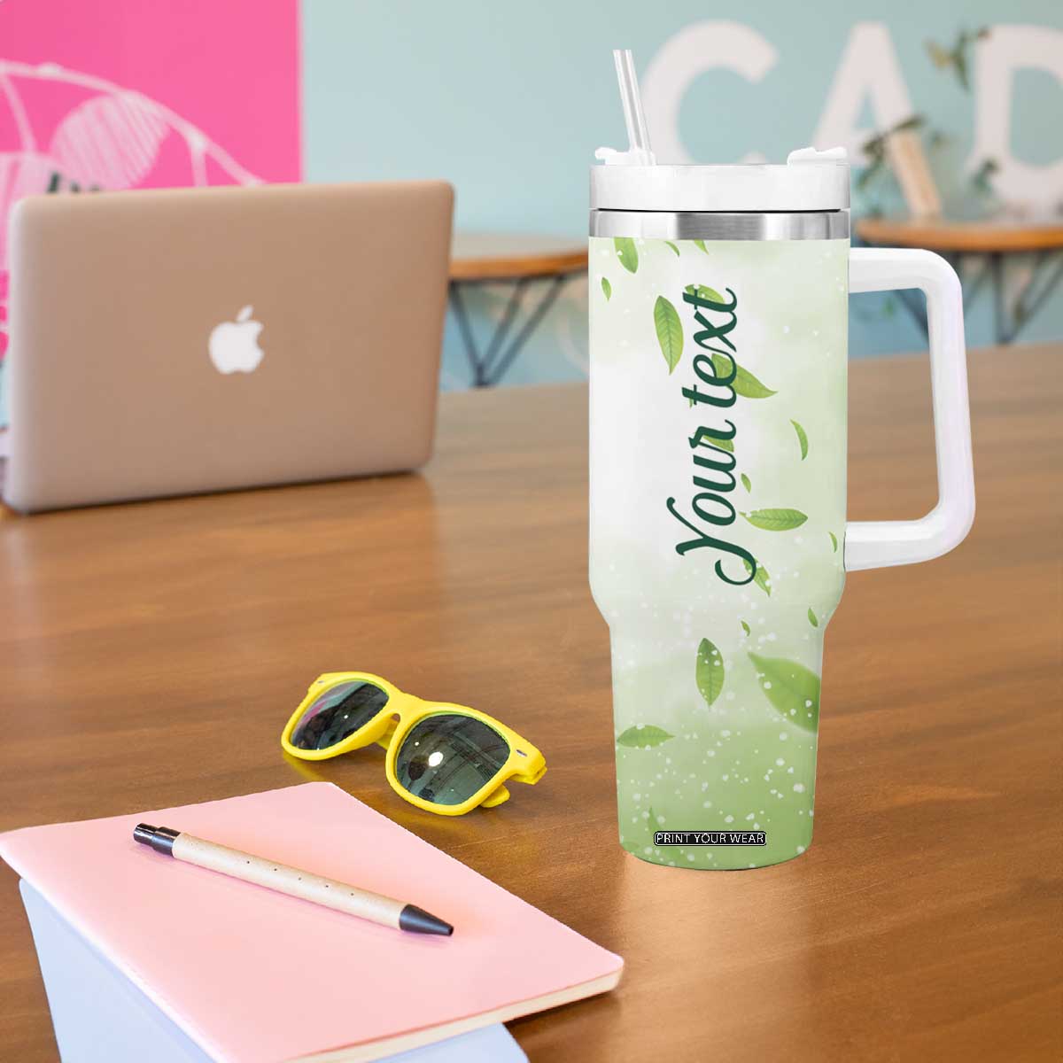 Koala Hugs Tree Tumbler With Handle Personalized TS04 Print Your Wear