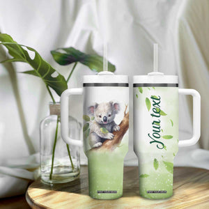 Koala Hugs Tree Tumbler With Handle Personalized TS04 Print Your Wear