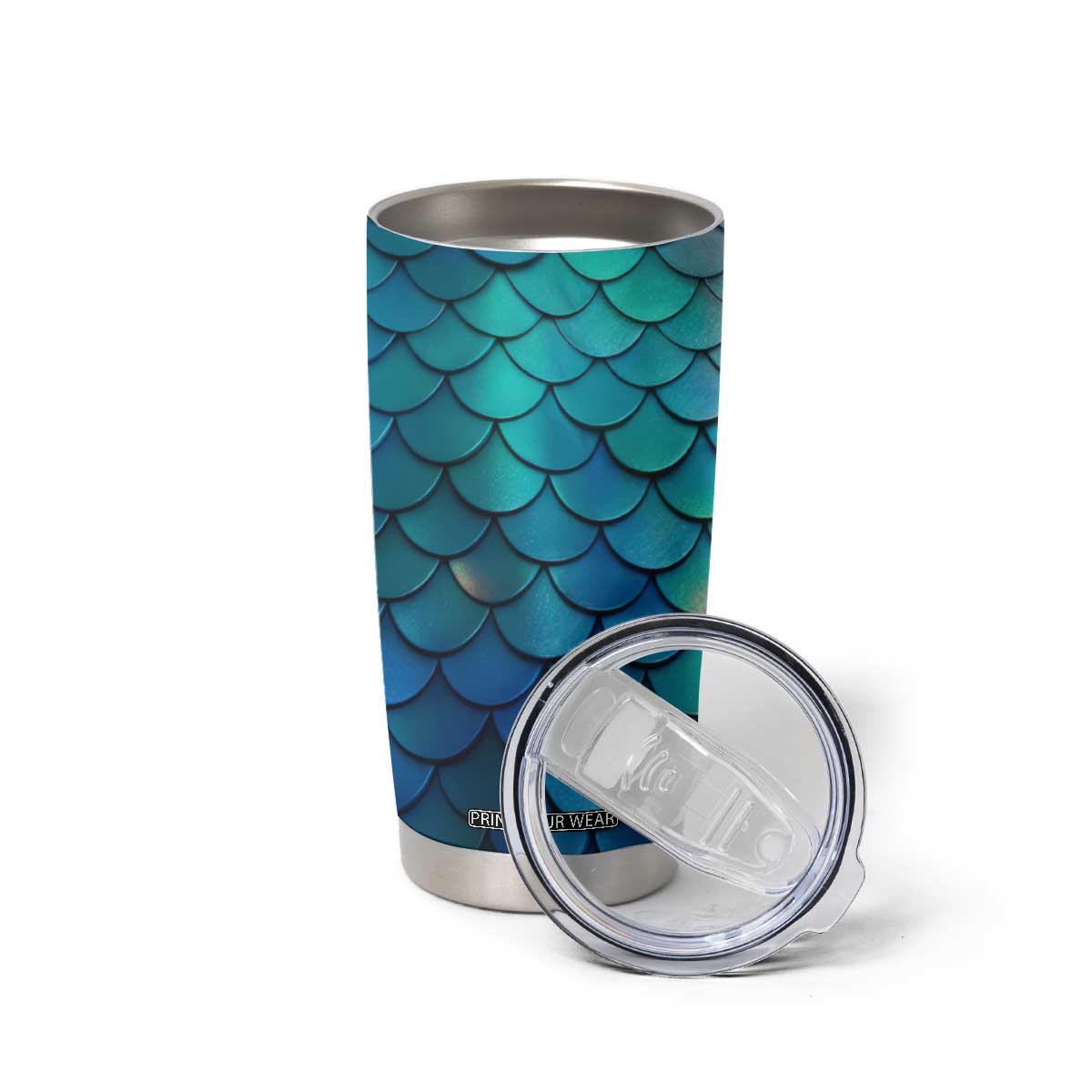 Mermaid Scales Pattern Tumbler Cup Personalized TS04 Print Your Wear