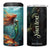 Mermaid Ocean 4 in 1 Can Cooler Tumbler Personalized TS04 One Size: 16 oz Multicolor Print Your Wear