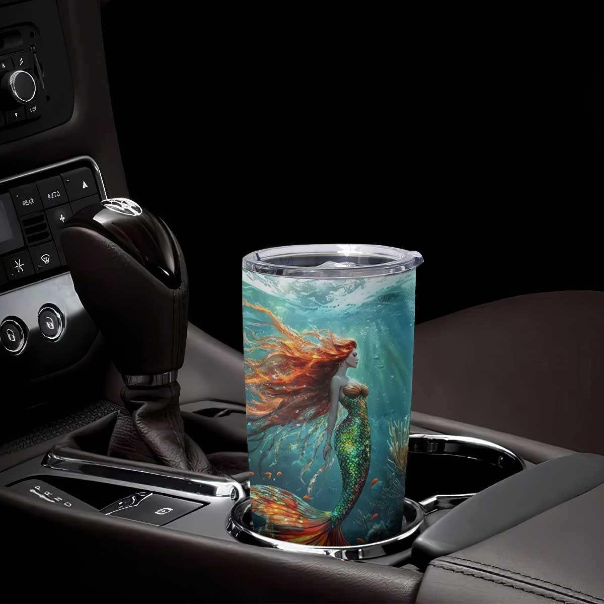 Mermaid Ocean Tumbler Cup Personalized TS04 Print Your Wear