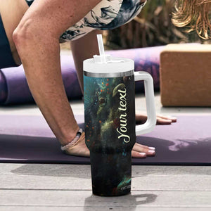 Mermaid Ocean Tumbler With Handle Personalized TS04 Print Your Wear