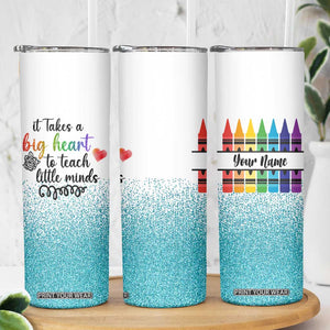 Teacher Skinny Tumbler Personalized TS04 Print Your Wear