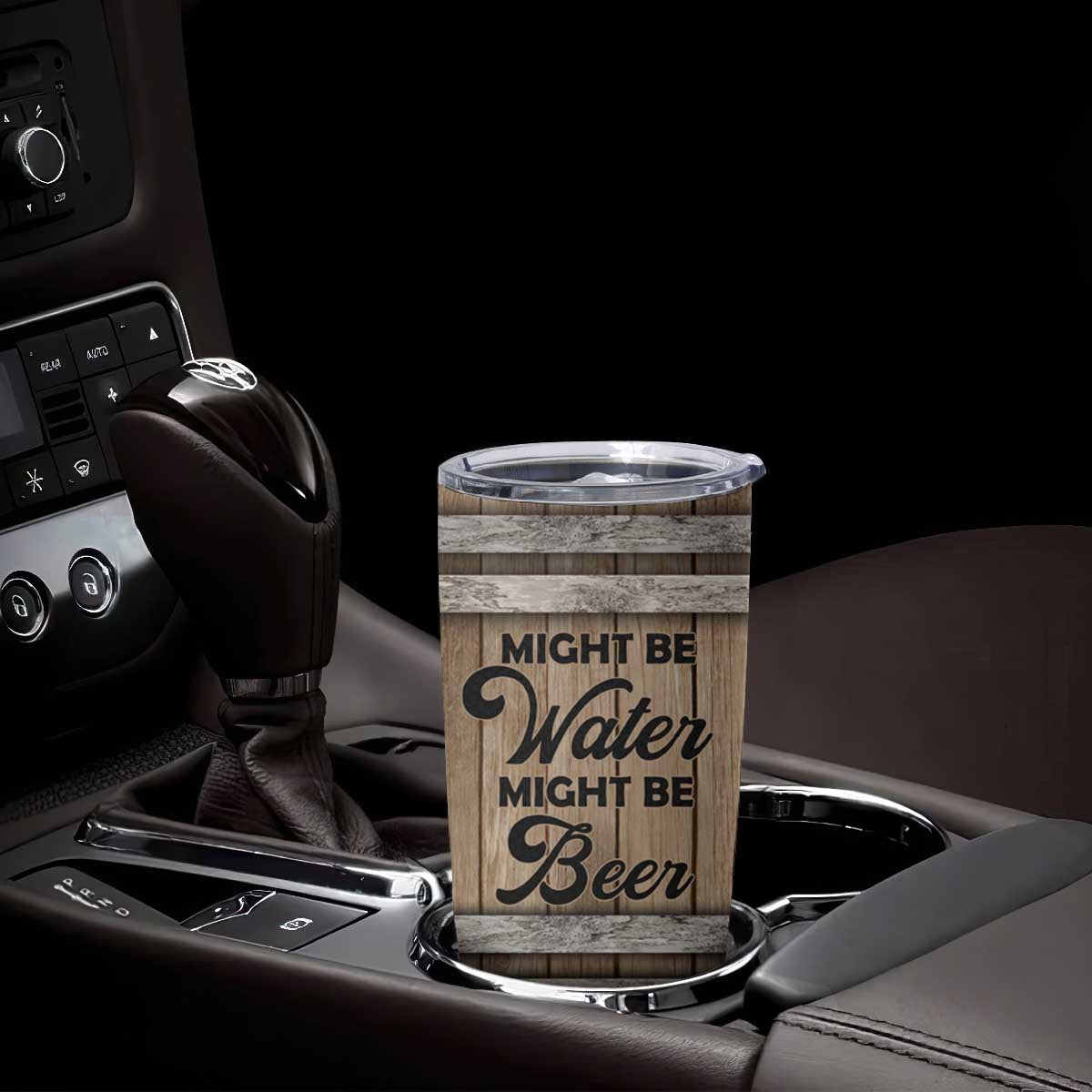 Beer Barrel Wooden Personalized Tumbler Cup TS04 Print Your Wear