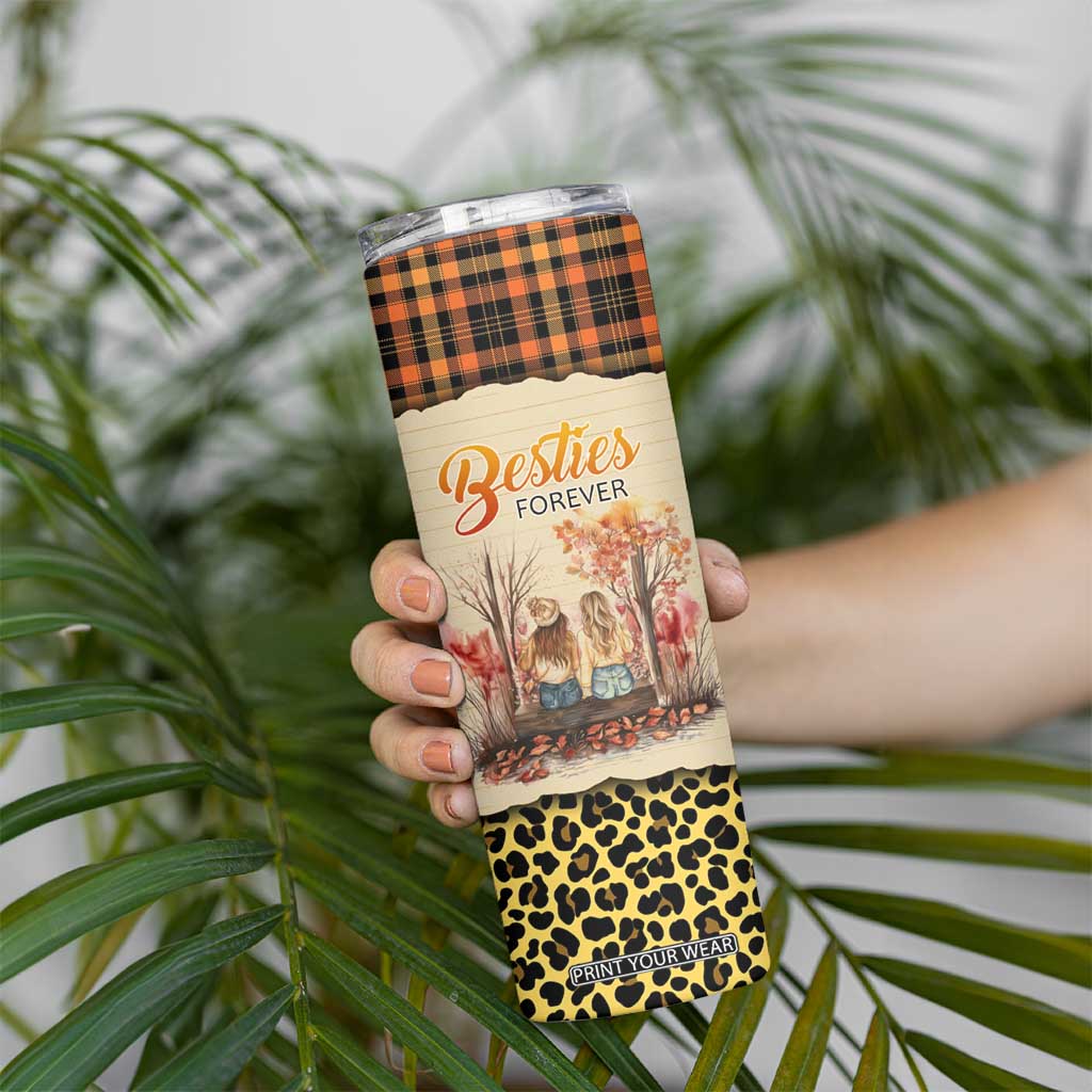 Bestie Forever Skinny Tumbler TS04 Print Your Wear