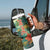Black Woman Tropica Leaves Personalized Tumbler With Handle TS04 Print Your Wear